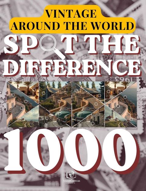 Front cover of Spot the Difference – Around the World: Find the Differences in Scenic Travel Visual Puzzles for Adults