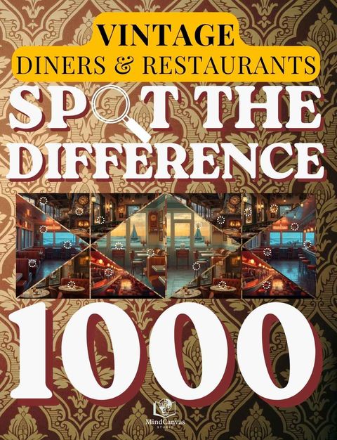 Front cover of Spot the Difference for Adults: Retro Diners & Restaurants